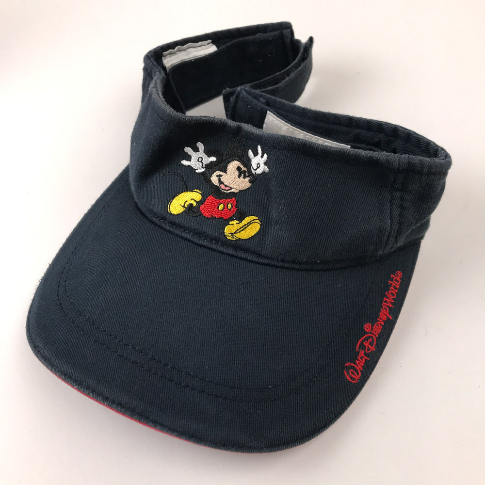 Mickey Mouse Running Hands Up Walt Disney World Youth Sun Visor